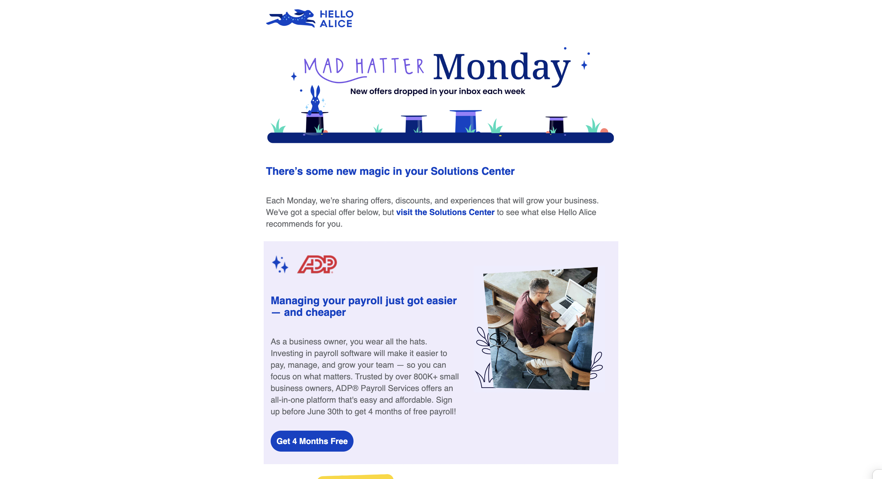 Newsletter — Alice