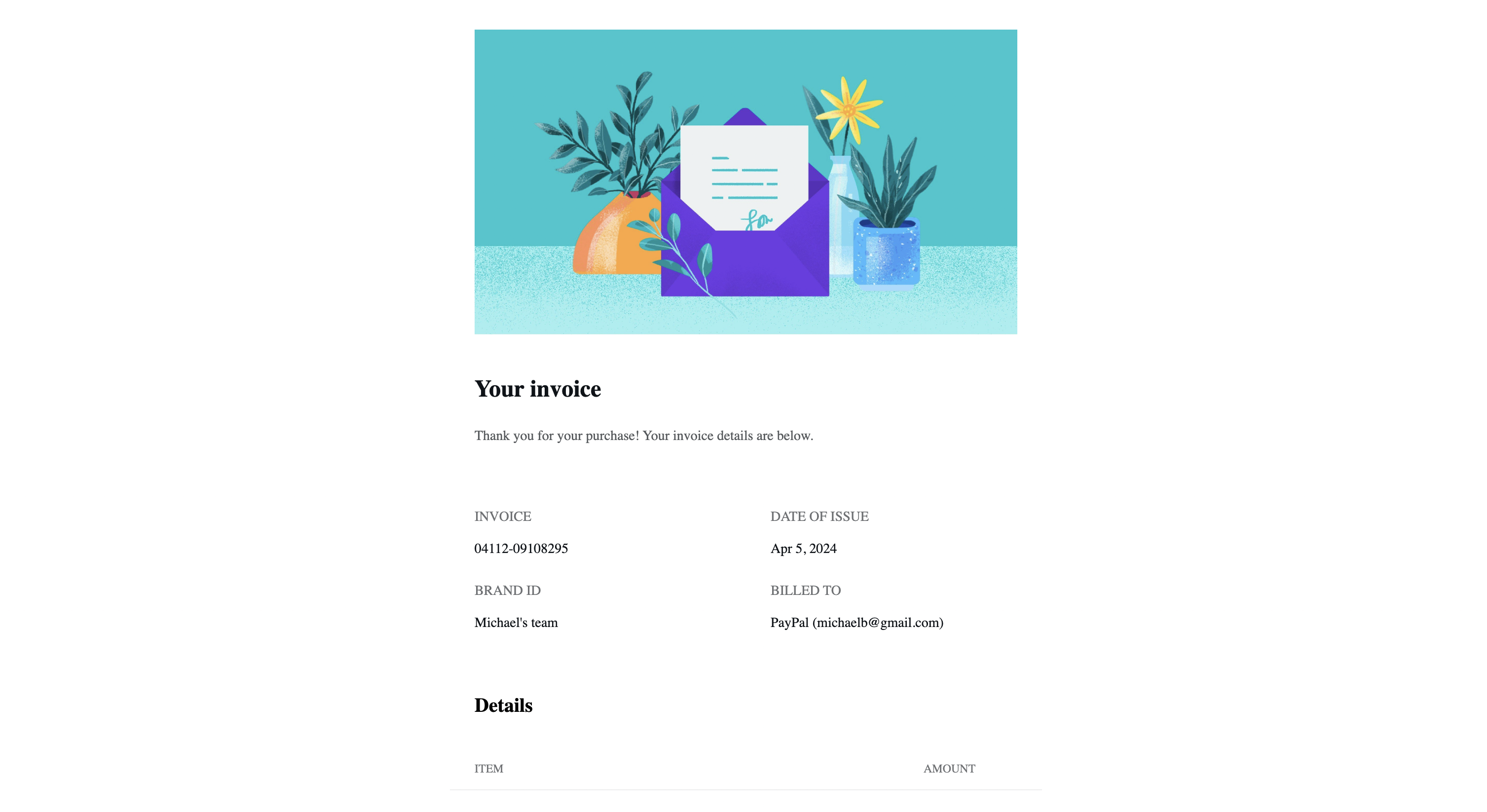 Email de Confirmation — Canva